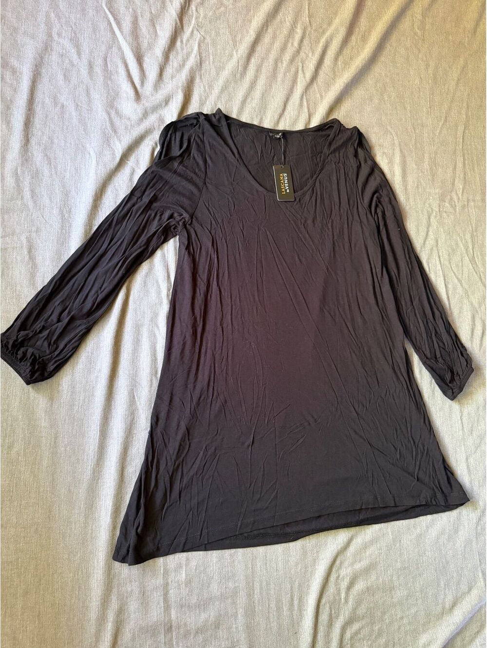 Lascana for Venus Womens Black Dress Size Large Open Sholder